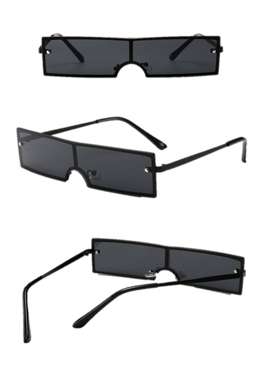 Rimless Sunglasses "SlimShades". Ultra Spiffy Unisex Shades. WickedYo